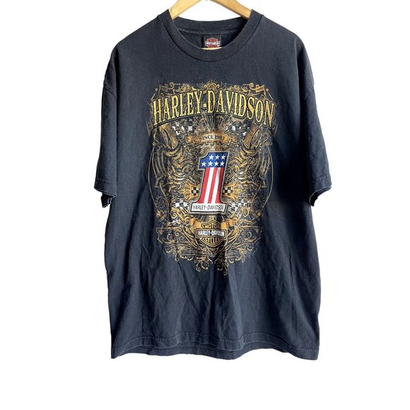 Harley-Davidson Other - Harley-Davidson XL Black #1 Legendary Las Vegas Nevada T-Shirt Motorcycle